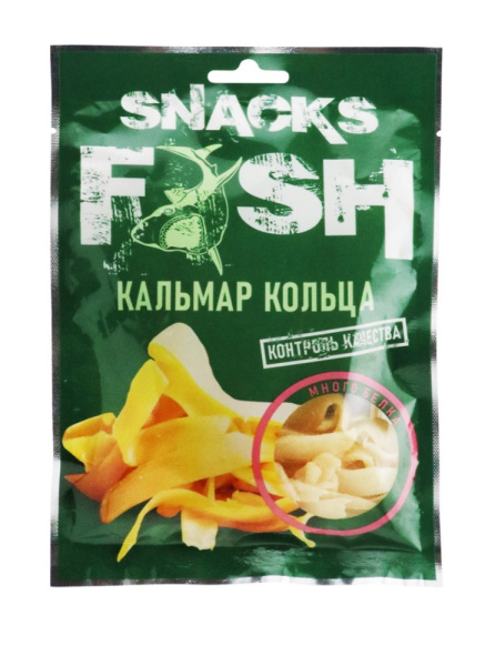 Кольца кальмара Хороший день сушеные 50г