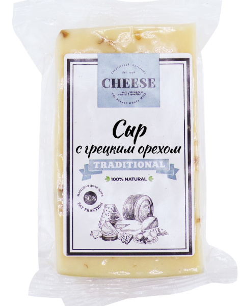 Сыр грецкий орех 45% 180г