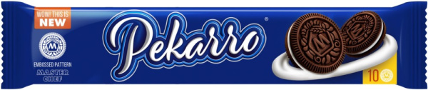 Печенье Пекарро с какао и начинкой с ванильным вкусом 95г