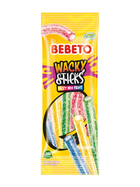 Жевательный мармелад  Бебето со вкусом тутти-фрутти и ванили 75г
