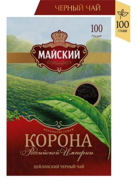 Чай Майский Коpона Pоссийской Импеpии 100г