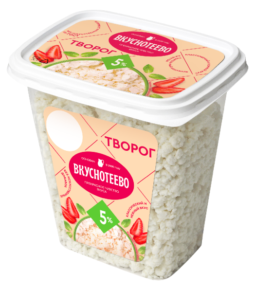 Творог Вкуснотеево 5% 300г