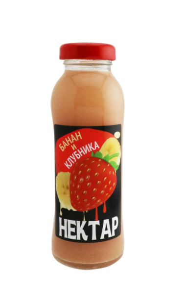 Нектар Бананово-клубничный Хороший день 0,25л