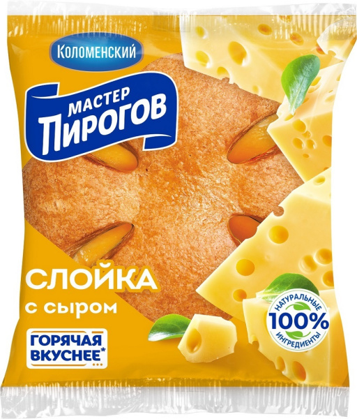 Слойка с сыром 70г Коломенский