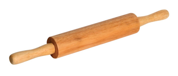 Скалка двуручная ( сосна ) 40х4,3 см Bosco