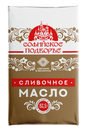 Масло сладко-сливочное Софийское подворье 82,5% 180г