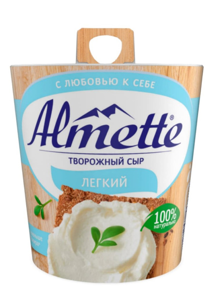 Сыр творожный Альметте Хохланд легкий 18% 150г