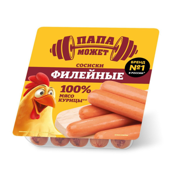 Сосиски Филейные 400г Папа Может