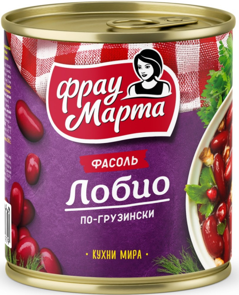 Фасоль Фрау Марта Лобио по-грузински 310г