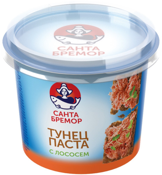 Паста Санта Бремор тунец с лососем 140г