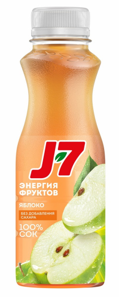 Сок яблочный осветленный  Джей7 0,3 л ПЭТ