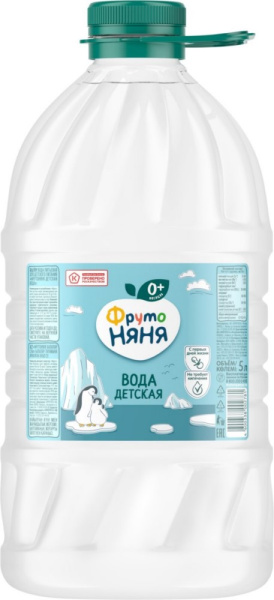 Вода питьевая детская Фрутоняня 5л