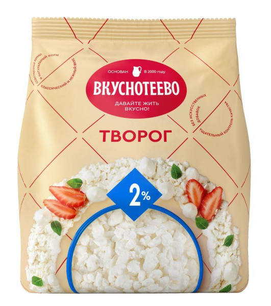 Творог Вкуснотеево 2% 300г
