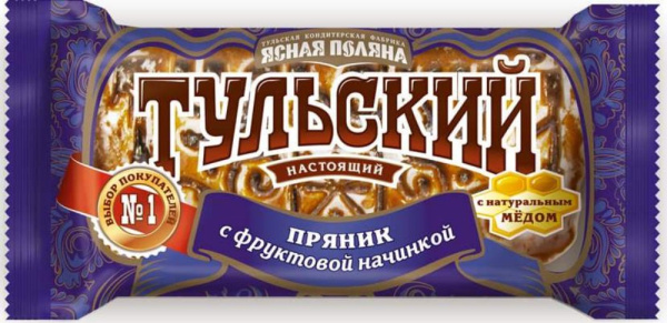 Пряник Тульский с фруктовой начинкой 130г