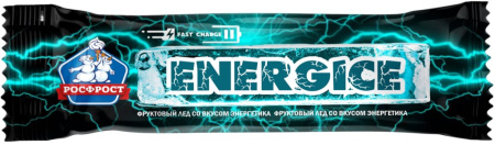 Фруктовый лёд РосФрост энерджайс со вкусом энергетика 60г