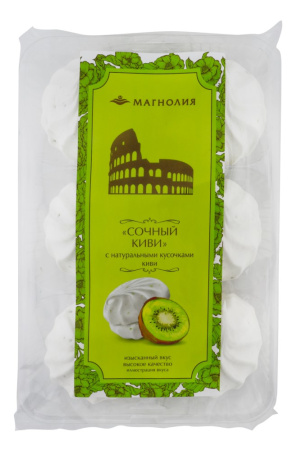 Зефир Магнолия c натуральными кусочками киви 310г