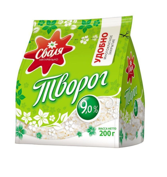 Творог Сваля 9% 200г