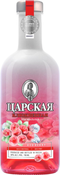 Настойка горькая Царская Оригинальная Клюква 0,7л