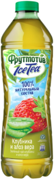 Напиток Айс Ти холодный зеленый чай клубника/алоэ-вера негазированный 1,5л