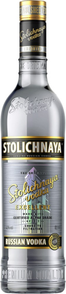 Водка СТОЛИЧНАЯ ЭКСЕЛЕНТ 0,5л
