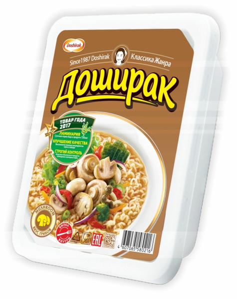 Лапша Доширак грибная 90г