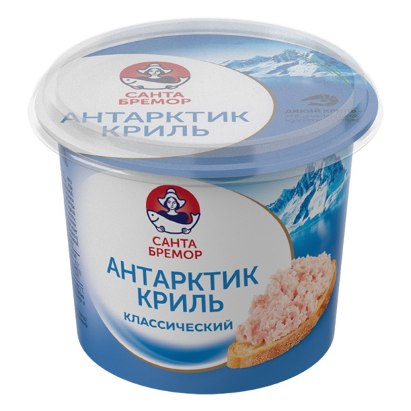 Паста из морепродуктов Антарктик-Криль классический 150г