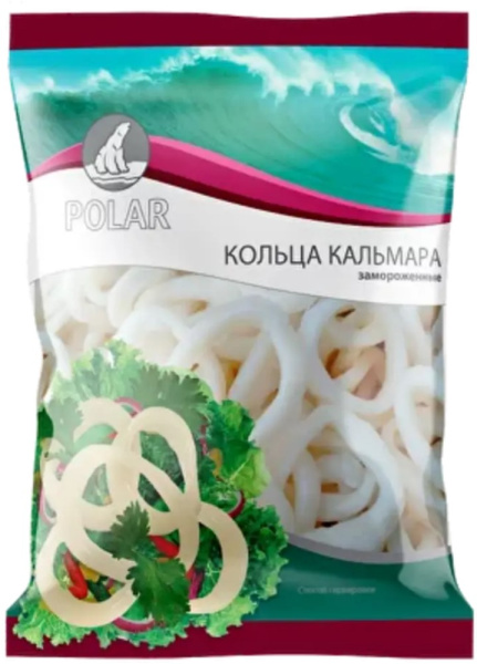 Кольца кальмара замороженные Полар 500г