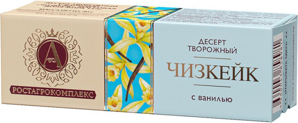 Десерт творожный РостАгроКомплекс чизкейк ваниль 15% 40г