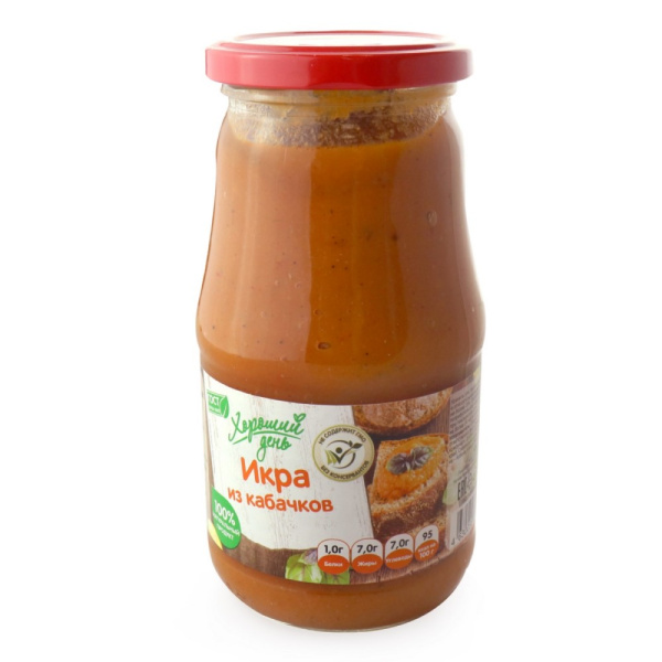 Икра из кабачков 520г Хороший день