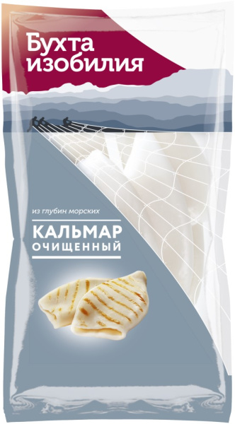 Кальмар Бухта Изобилия очищенный свежемороженный 450г