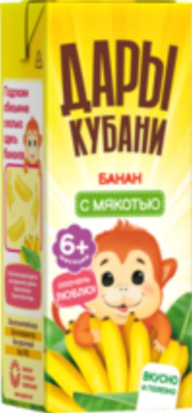 Нектар Дары Кубани банан 200мл