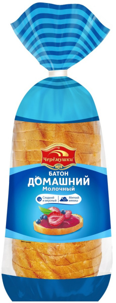Батон Домашний Молочный Черемушки 350г