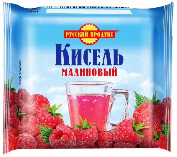 Кисель Малиновый Русский продукт брикет 190г