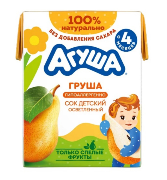 Сок Агуша груша 200мл
