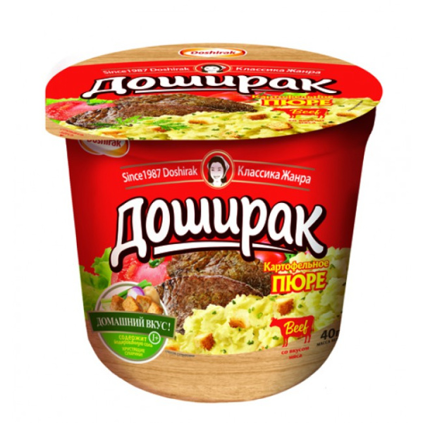 Пюре Доширак говядина 40г