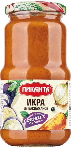 Икра из баклажан Пиканта 450г
