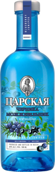 Настойка  ЦАРСКАЯ оригинальная черника-можжевельник горькая0,5л