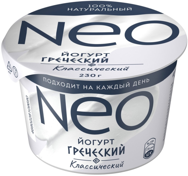 Йогурт НЕО греческий 2% 230г