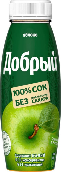 Сок Добрый Яблоко 0,3л