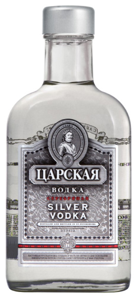 Водка Царская серебряная 0,25л